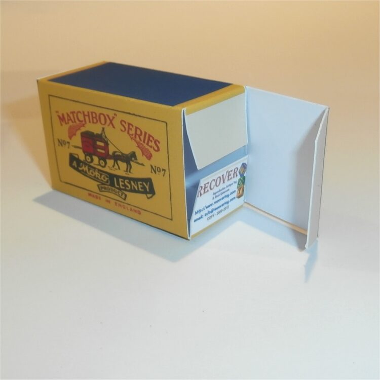 Matchbox Moko Lesney 7a Milk Float A Style Repro Box