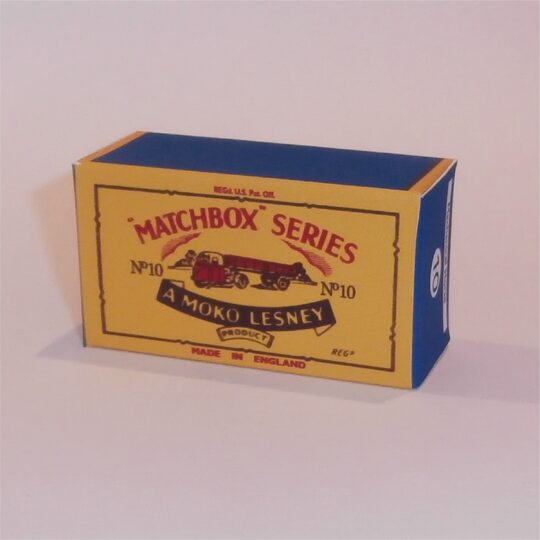 Matchbox Lesney 10b Mechanical Horse B Style Repro Box