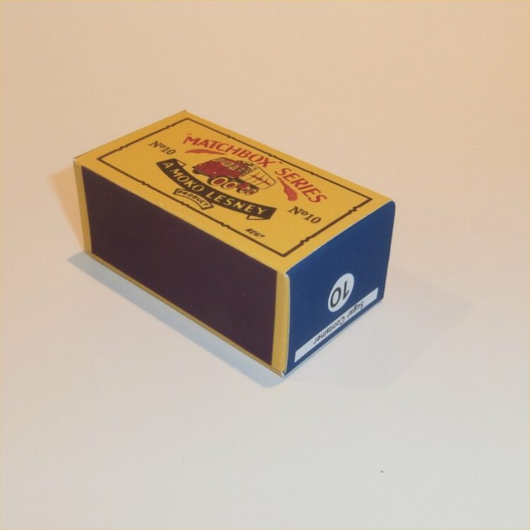 Matchbox Lesney 10c Sugar Container B Style Repro Box
