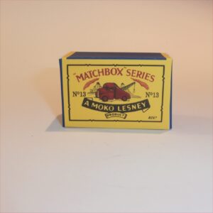 Matchbox Lesney 13a Bedford Wreck Truck Repro Box