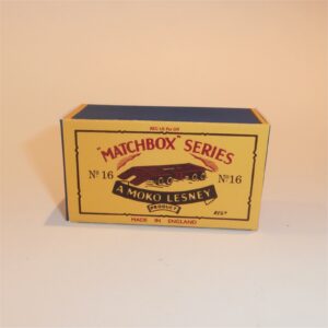 Matchbox Lesney 16b Atlantic Trailer B Style Repro Box