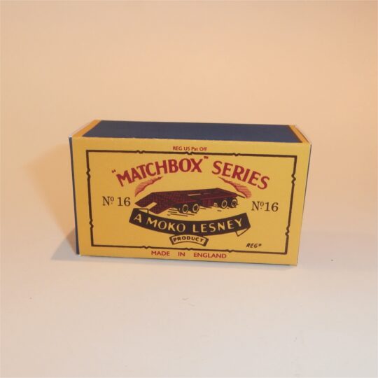 Matchbox Lesney 16b Atlantic Trailer B Style Repro Box