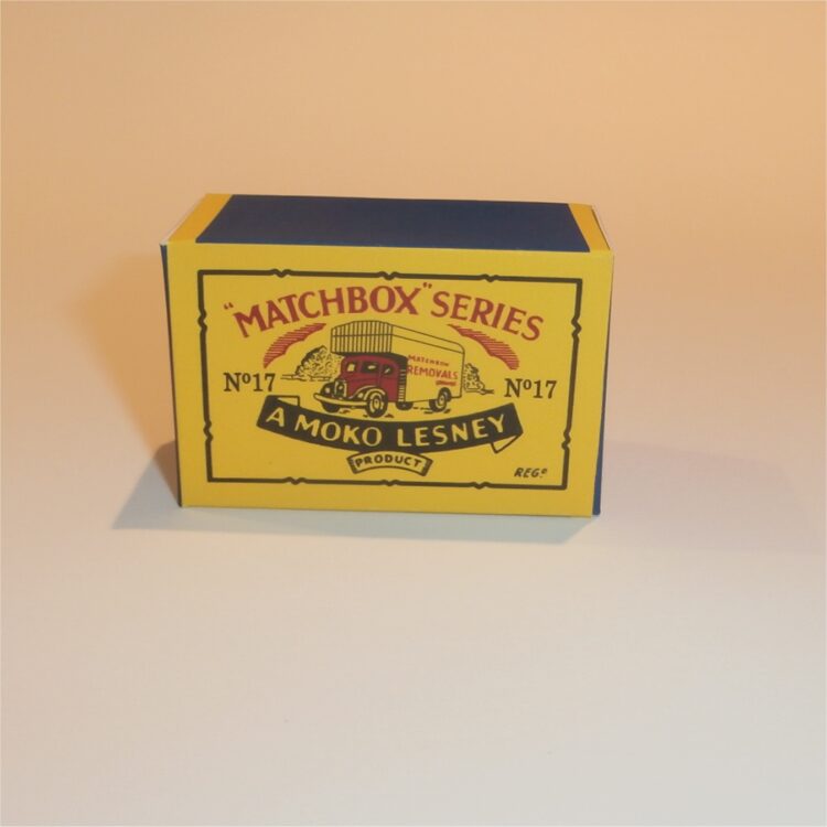 Matchbox Lesney 17a Removals Van B Style Repro Box