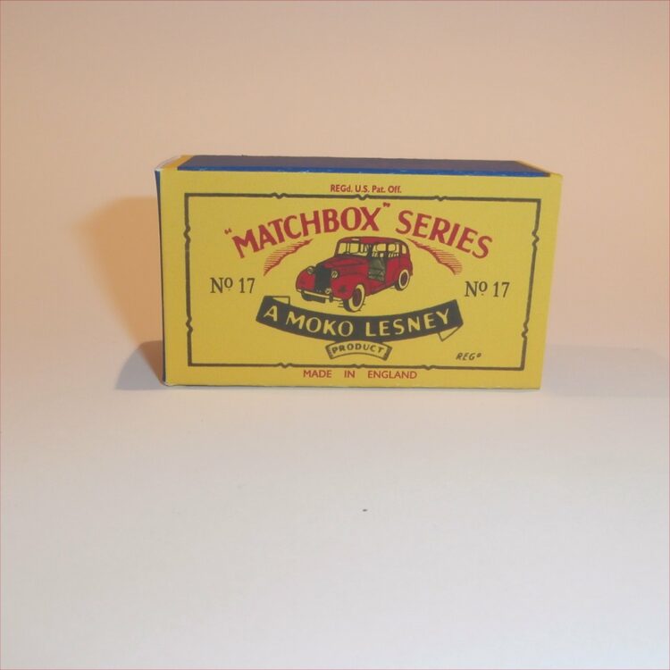 Matchbox Lesney 17c Metropolitan Taxi B Style Repro Box