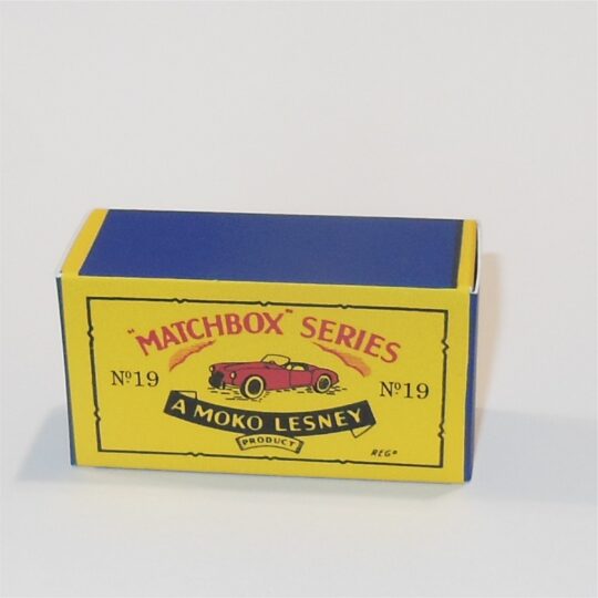 Matchbox Lesney 19b MG 'A' Sports Car B Style Repro Box