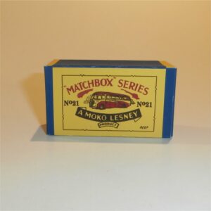 Matchbox Lesney 21b1 Bedford Coach B Style Repro Box