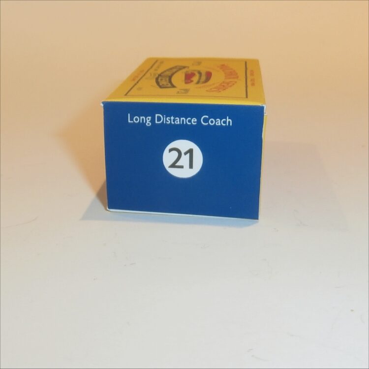 Matchbox Lesney 21b2 Bedford Coach B Style Repro Box