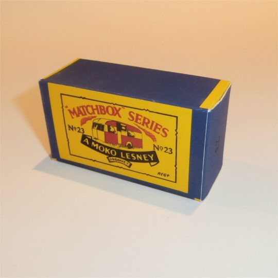 Matchbox Lesney 23a Berkeley Cavalier Caravan B Style Repro Box