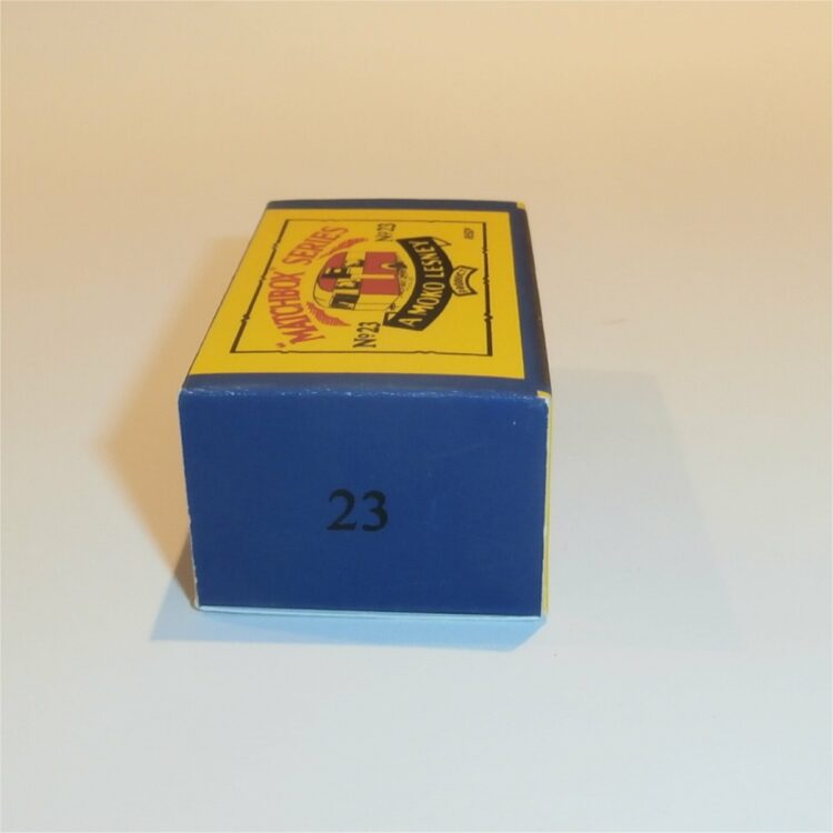 Matchbox Lesney 23a Berkeley Cavalier Caravan B Style Repro Box