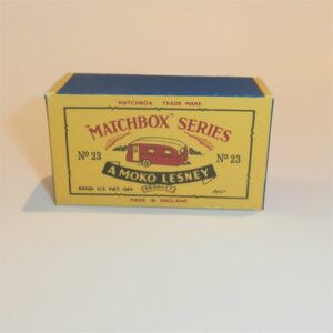 Matchbox Lesney 23b Berkeley Cavalier Caravan B Style Repro Box