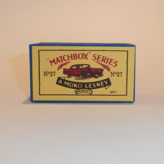 Matchbox Lesney 27c Cadillac B Style Repro Box