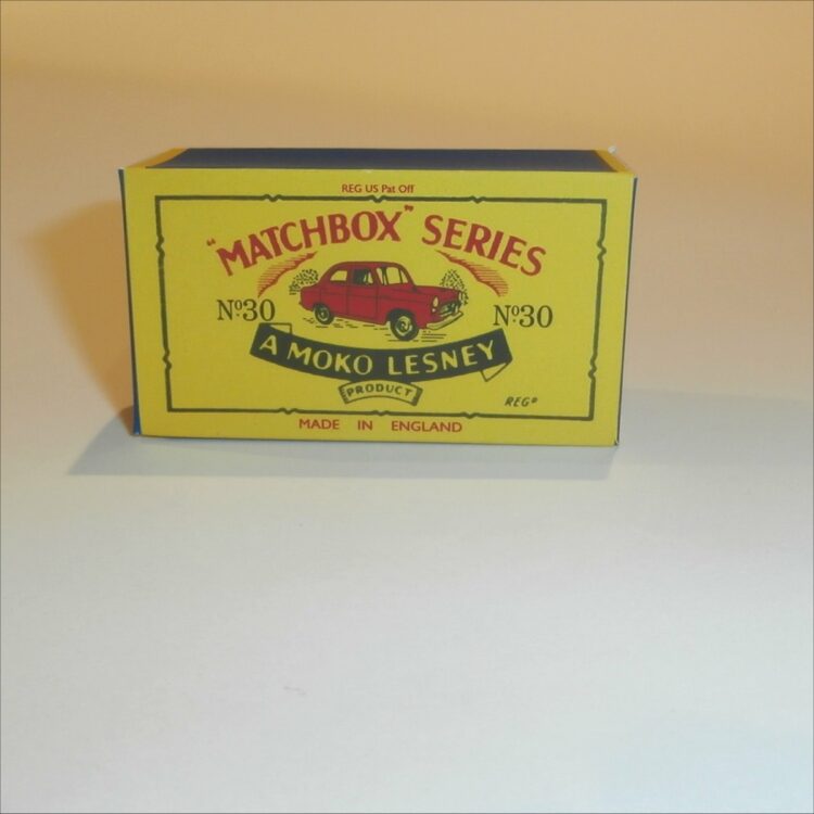 Matchbox Lesney 30a Ford Prefect B Style Repro Box