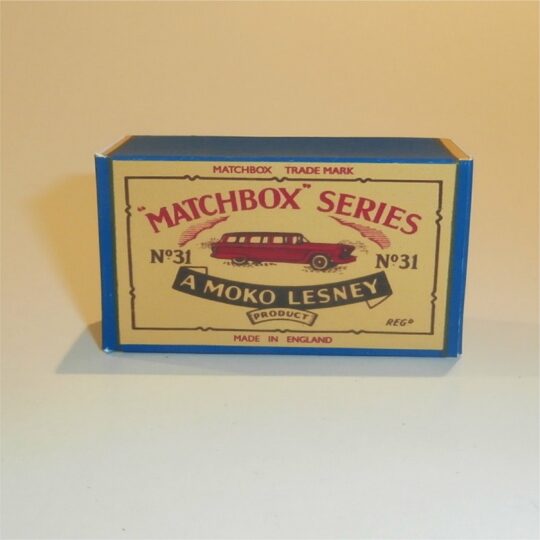 Matchbox Lesney 31a1 American Station Wagon B Style Repro Box