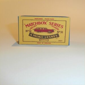 Matchbox Lesney 31a2 American Station Wagon B Style Repro Box