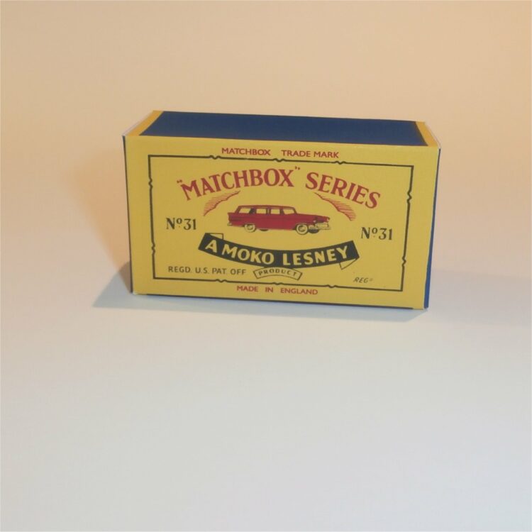 Matchbox Lesney 31b American Station Wagon B Style Repro Box