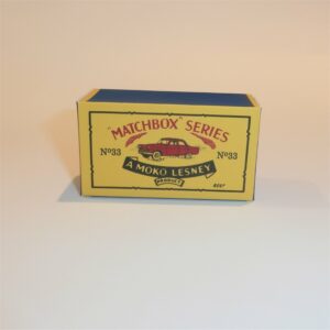 Matchbox Lesney 33a Ford Zodiac Mk II B Style Repro Box