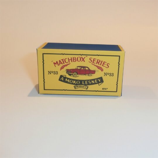 Matchbox Lesney 33a Ford Zodiac Mk II B Style Repro Box