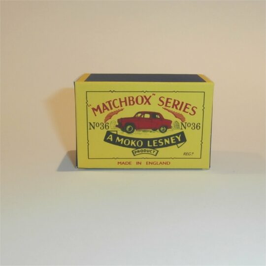 Matchbox Lesney 36 Austin A50 Sedan B Style Repro Box