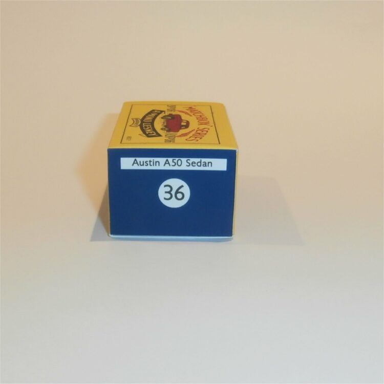 Matchbox Lesney 36 Austin A50 Sedan B Style Repro Box