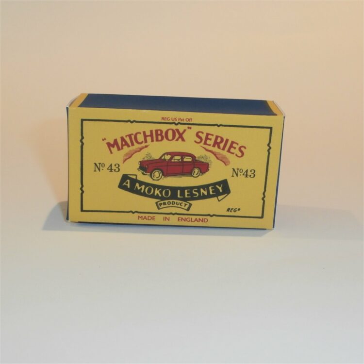 Matchbox Lesney 43a Hillman Minx Sedan B Style Repro Box