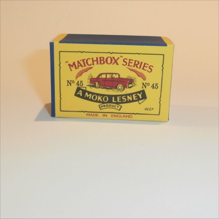 Matchbox Lesney 45a Vauxhall Sedan B Style Repro Box