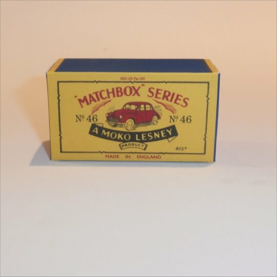 Matchbox Lesney 46a Morris 1000 B Style Repro Box