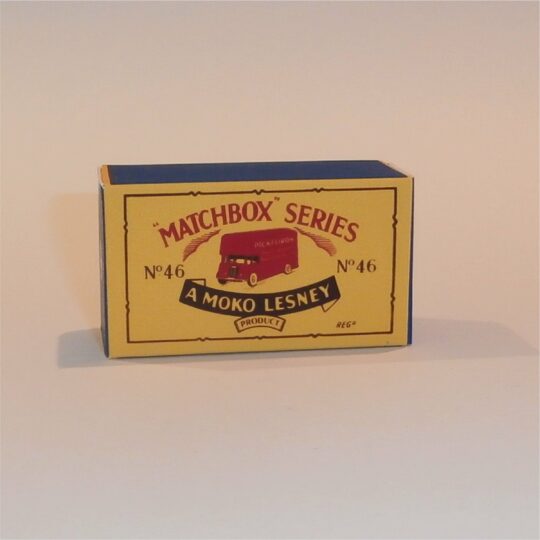 Matchbox Lesney 46b Pickfords Removals Blue Van B Style Repro Box