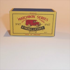 Matchbox Lesney 47a Trojan Van B Style Repro Box