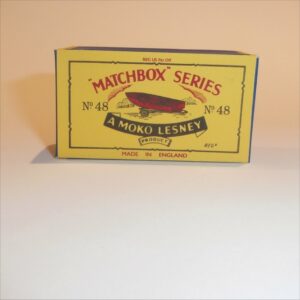 Matchbox Lesney 48 a Boat & Trailer B Style Repro Box