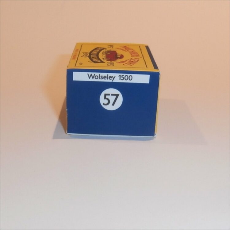 Matchbox Lesney 57a Wolseley 1500 B Style Repro Box