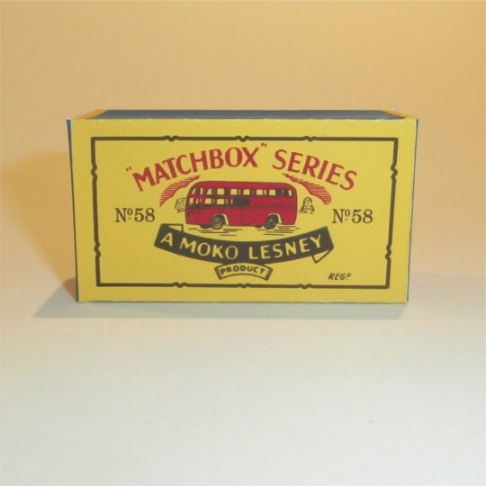 Matchbox Lesney 58a BEA Coach B Style Repro Box