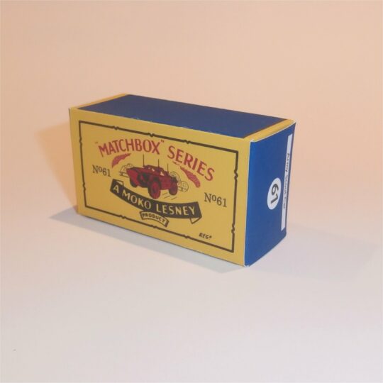 Matchbox Lesney 61a Ferret Scout Car B Style Repro Box