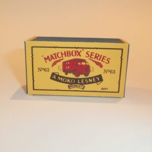 Matchbox Lesney 63a Military Ambulance B Style Repro Box