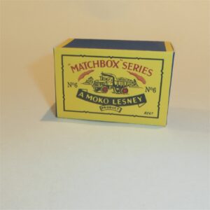 Matchbox Lesney  6a Quarry Truck B Style Repro Box