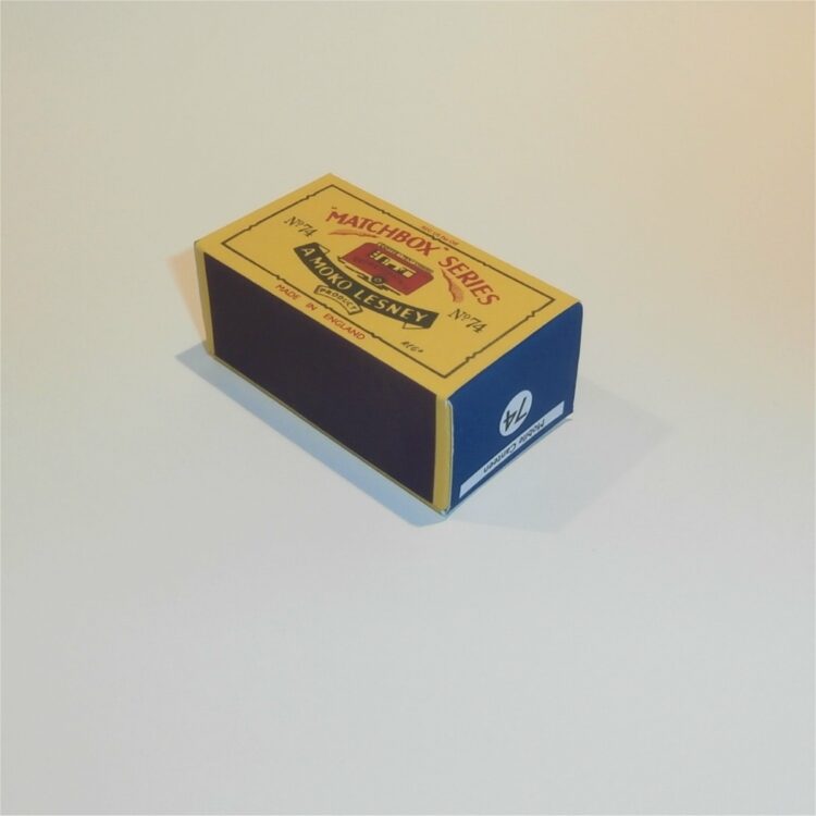 Matchbox Lesney 74a Mobile Canteen B Style Repro Box