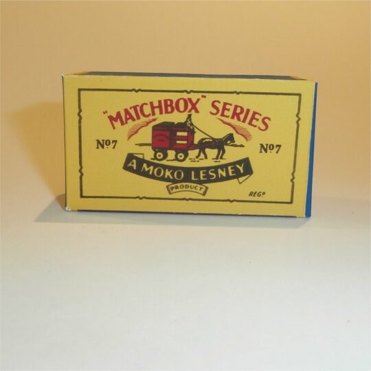 Matchbox Lesney 7a Milk Cart B Style Repro Box