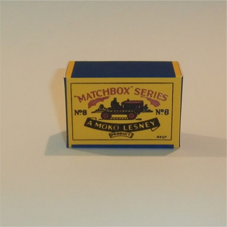 Matchbox Lesney 8a2 Caterpillar Tractor B Style Repro Box