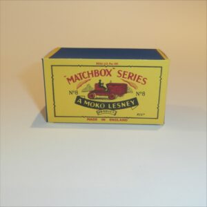 Matchbox Lesney  8b Caterpillar Tractor B Style Repro Box