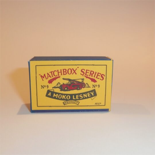 Matchbox Lesney 9 a Dennis Fire Escape Repro Box