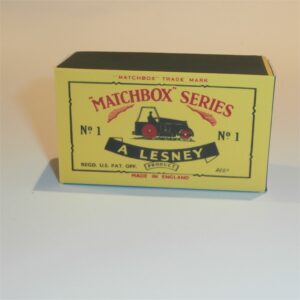 Matchbox Lesney  1 c Road Roller C Style Repro Box