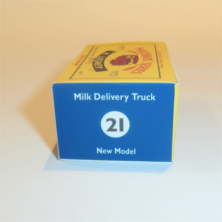 Matchbox Lesney 21 c Commer Milk Float C Style Repro Box