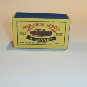 Matchbox Lesney 27 c Cadillac Sixty Special C Style Repro Box