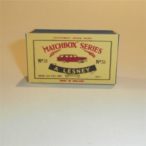 Matchbox Lesney 31 b American Station Wagon C Style Repro Box