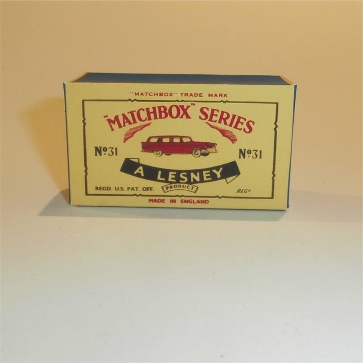 Matchbox Lesney 31 b American Station Wagon C Style Repro Box