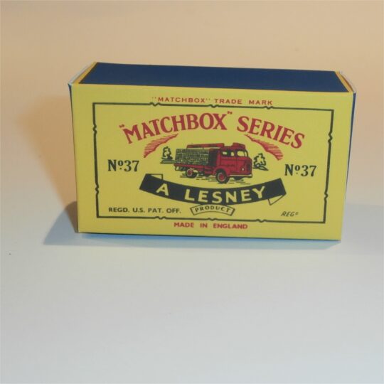 Matchbox Lesney 37 b Coca-Cola Lorry C Style Repro Box