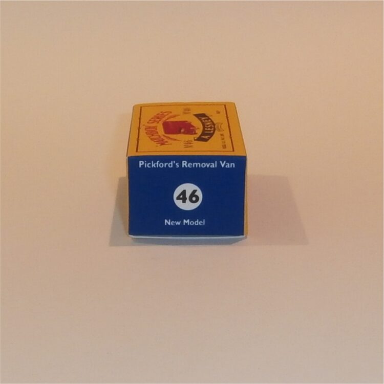 Matchbox Lesney 46 b1 Pickfords Removals Blue Van C Style Repro Box