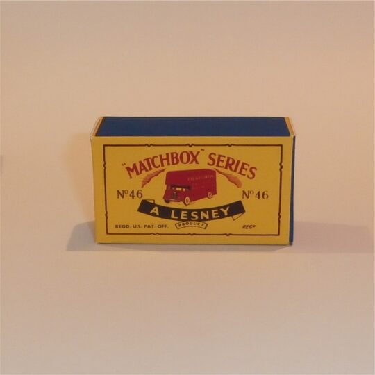 Matchbox Lesney 46 b2 Pickfords Removals Green Van C Style Repro Box