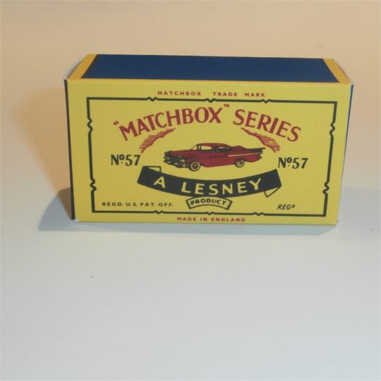 Matchbox Lesney 57 b Chevrolet Impala C Style Repro Box