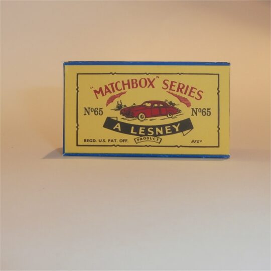 Matchbox Lesney 65 a Jaguar 3.4 Litre Sedan C Style Repro Box