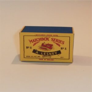 Matchbox Lesney 8 c Caterpillar Tractor Empty C Style Repro Box